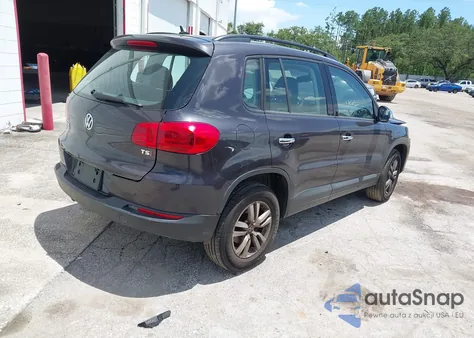 2016 Volkswagen Tiguan S из США, поврежденный, VIN WVGAV7AX6GW601958
